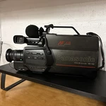 Panasonic Omnimovie Af X8 Vhs Camcorder Kit W/ Case, Mic, Charger - Working. Fixed Price $144.00.
