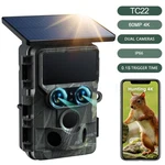 Campark Solar 4K Dual Lens Trail Camera 60MP Wildlife Hunting Night Vision. Fixed Price $79.99.