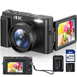Actitop Vlogging Camera 4K Digital For Autofocus With 32GB Sd Card 16X. Fixed Price $18.00.