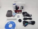 Samsung U10 Hd Camcorder 10MP Digital Camera W/ Box, Case, 4GB Sd, New Open. Fixed Price $47.49.