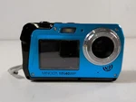 Minolta (blue) MN40WP 48MP Qhd Dual Screen Waterproof Untested. Fixed Price $20.00.