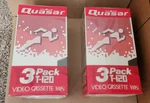 Quasar VC-T120 Video Cassette Vhs Tape 3 Pack Brand New. Fixed Price $49.99.