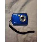 Polaroid IS048 3M Waterproof Blue Camera With 16 Gb Micro Sd Card Tested. Fixed Price $14.99.