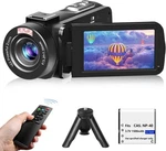 Video Camera, Full Hd 1080P 30MP Camcorder, Vlogging For Youtube Black. Fixed Price $92.26.