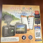 Rove R2-4K Dash Cam Model Detail 4K-UHD Video 3840X2160P New In Open Box. Fixed Price $85.00.