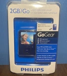 Philips Gogear SA3020 2GB Digital Portable Audio Video Player MP3 Blue, Nos New. Fixed Price $23.95.