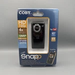 Coby Snapp Digital Camcorder Photo Video CAM5001 720P 5MP 4X Nib New. Fixed Price $14.97.