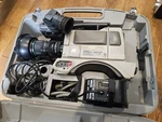 Panasonic 200CLE Ccd WV-F200 W/ Canon Tv Lens Battery Charger In Plastic Case. Fixed Price $199.00.