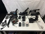 Vintage Video Camera Lot Sony Rca Montgomery Ward + Accessories Untested Parts. Fixed Price $39.99.