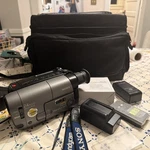 Sony Handycam CCD-TRV21 Video 8 24X Steady Shot Camcorder Bundle -tested Mint. Fixed Price $125.00.