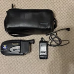 Panasonic PV-A208 Vhs-c Palmcorder Camcorder 23X Zoom Tested W/ Case & Charger. Fixed Price $79.99.