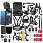Gopro Max 360 Waterproof Action Camera --with 50 Piece Accessory Kit. Fixed Price $486.95.