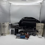 Jvc GR-DVF31U Cybercam Minidv Camcorder Lot W/ Cables Bag Charger (parts/repair). Fixed Price $69.99.