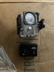 Sharper Image Action Camera W/ Waterproof Case Works Great. Fixed Price $41.00.