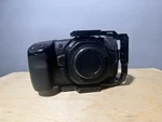 Blackmagic Pocket Cinema Camera 4K Bmpcc W/smallrig Cage Battery + Charger. Fixed Price $755.00.
