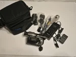 Panasonic PV-41D Palmcorder Vhs-c Camcorder Untested Please Read Bag Flash Cords. Fixed Price $25.99.