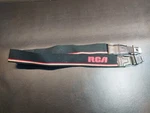 Vintage Retro Rca Vhs Camcorder Shoulder Strap Black W/ Yellow & Red Stripes. Fixed Price $9.85.