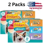 Friskies Gravy Tasty Treasures Prime Filets, Wet Cat Food, 24 Pack, 5.5 Oz Cans. Fixed Price $17.40.