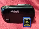 Polaroid ID969 Hd Camcorder W/4GB Sdcard. Fixed Price $27.00.