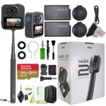 Gopro MAX2 True 8K 360 Action Camera Accessory Bundle With Replacement Lens Kit. Fixed Price $469.99.
