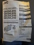 Jvc Digital Video Camer GR-DVL915 GR-DVL815 Instruction Manual. Fixed Price $7.99.