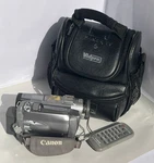 Canon Elura 90 Minidv Camcorder With Remote And Bag, Charger, Untested, As-is. Fixed Price $44.99.